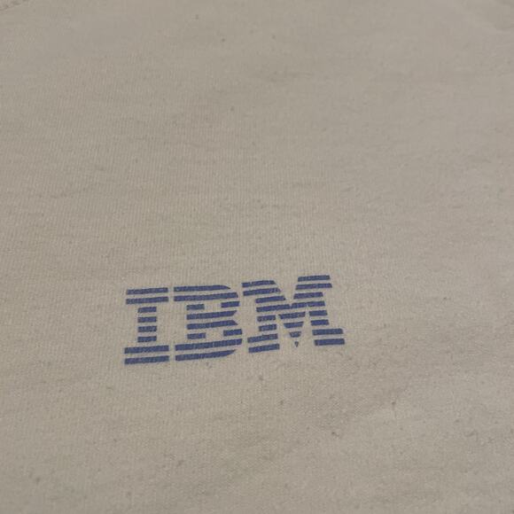 Vintage IBM Computer Tee Shirt Mens Medium 90s Y2K Software Promo Employee Tech - Picture 3 of 9